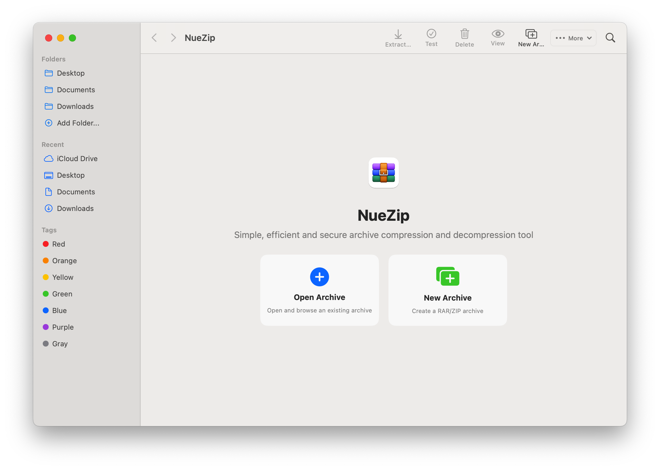 NueZip Screenshot